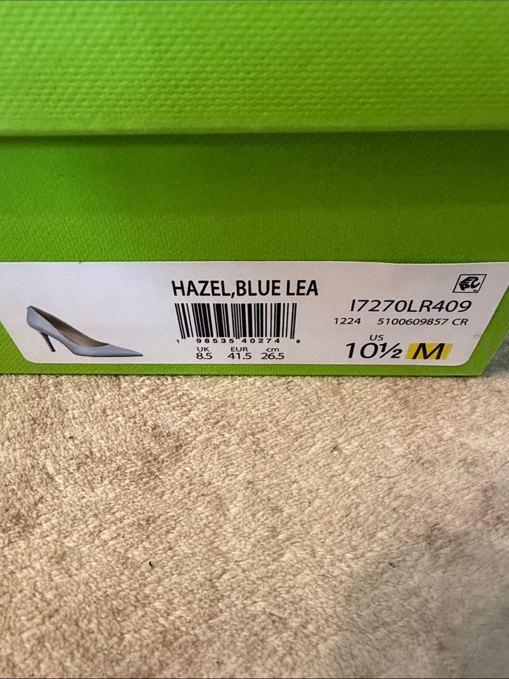 Sam Edelman Hazel Blue Pointed-Toe Stiletto Pump - Picture 7 of 7